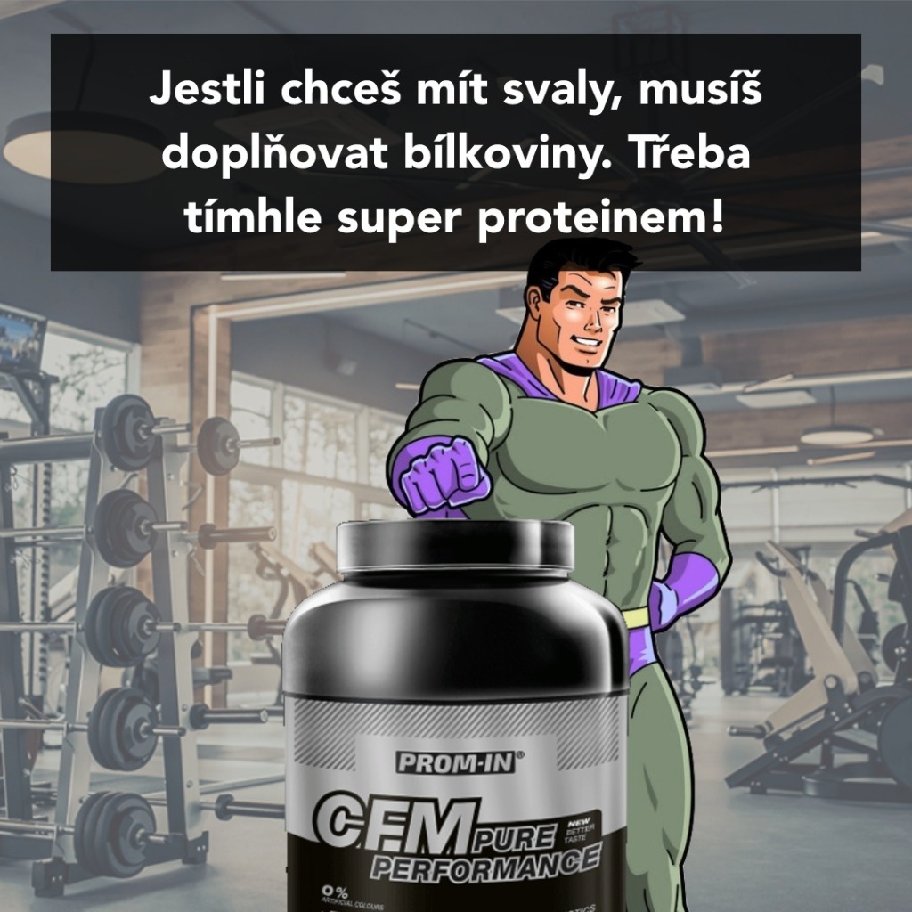 Kvalitní protein CFM Pure Performance od Prom-in